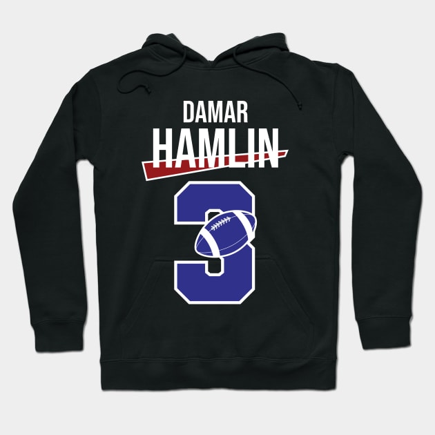 Damar hamlin is 3 Hoodie by Aloenalone